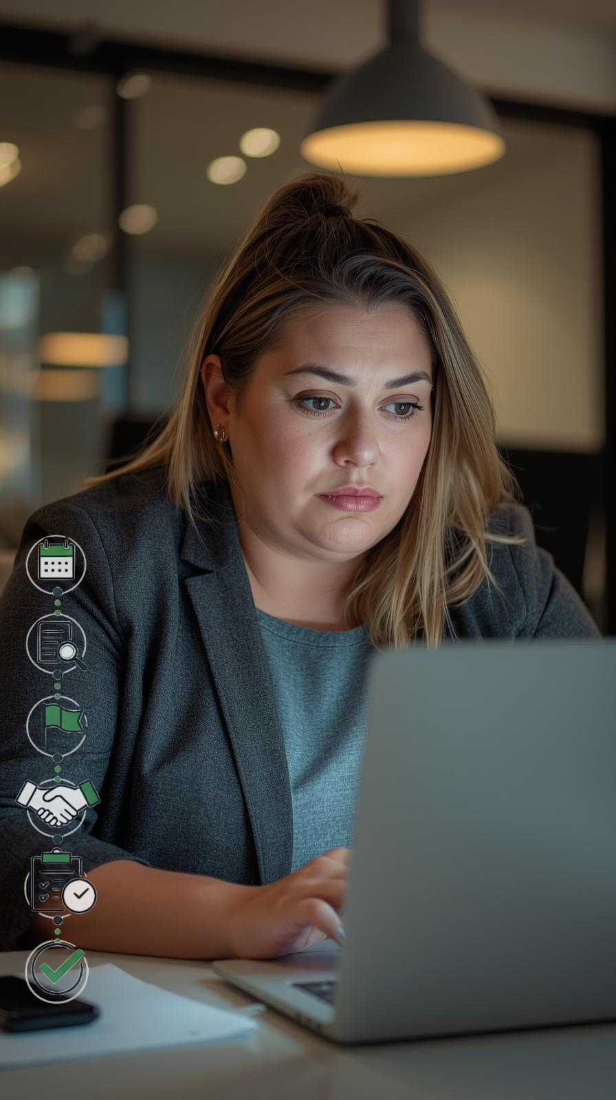 Professional Lady - Looking at Laptop (1) copy